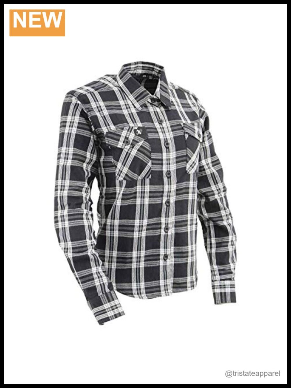 100% Cotton Plaid Flannel Button Down Shirt, Long Sleeve with Collar